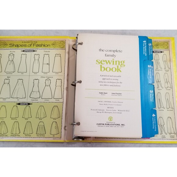 The Complete Family Sewing Book hardcover bound indexed 1972 with Bonus vintage - Picture 4 of 8